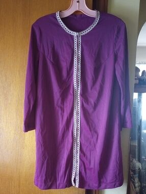 RARE Formfit Rogers Small Vintage Sheer Robe w/ Cream Lace